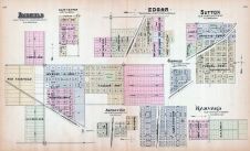 Fairfield, Clay Center, Saronville, Edgar, Sutton, Glenville, Harvard, Nebraska State Atlas 1885